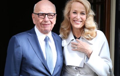 Rupert Murdoch and Jerry Hall Get Married in London Rupert Murdoch and Jerry Hall Get Married in London